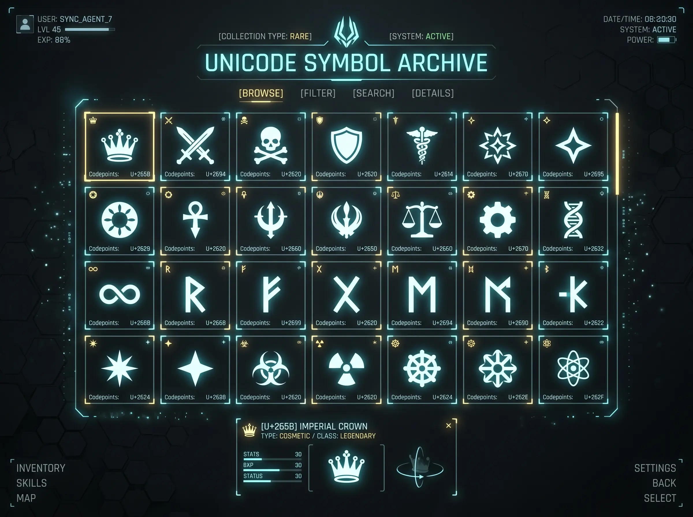 Rare Unicode symbols collection for gaming names 2026