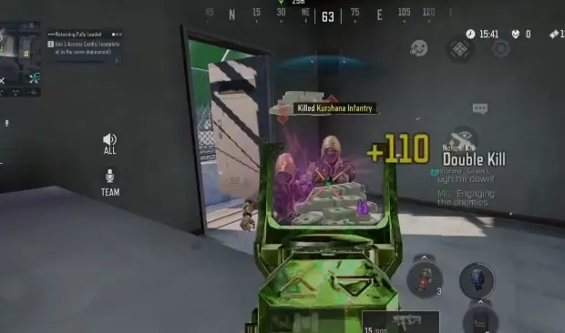 COD Mobile kill feed showing Unicode styled player names 2026